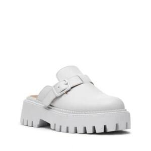 Dolce Vita DV By Kids Kobra Size 13 Light Gray Chunky Lug Sole Mule Slip-On